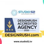 Studio52 received an Accredited Company badge by DesignRush
