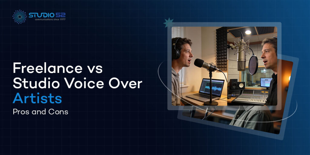 Freelance vs Studio Voice-Over Artists