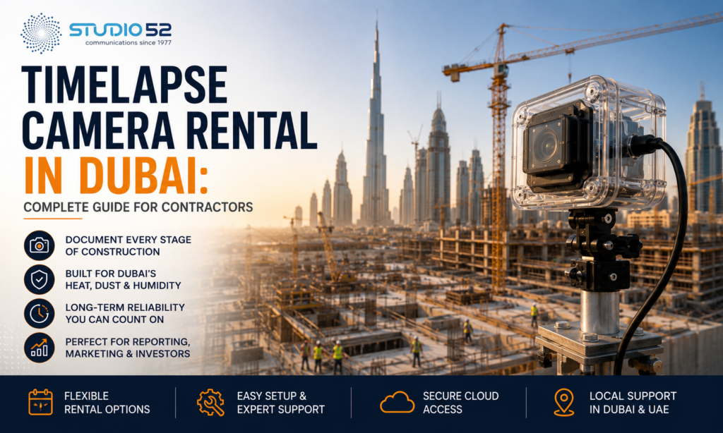 Timelapse Camera Rental in Dubai