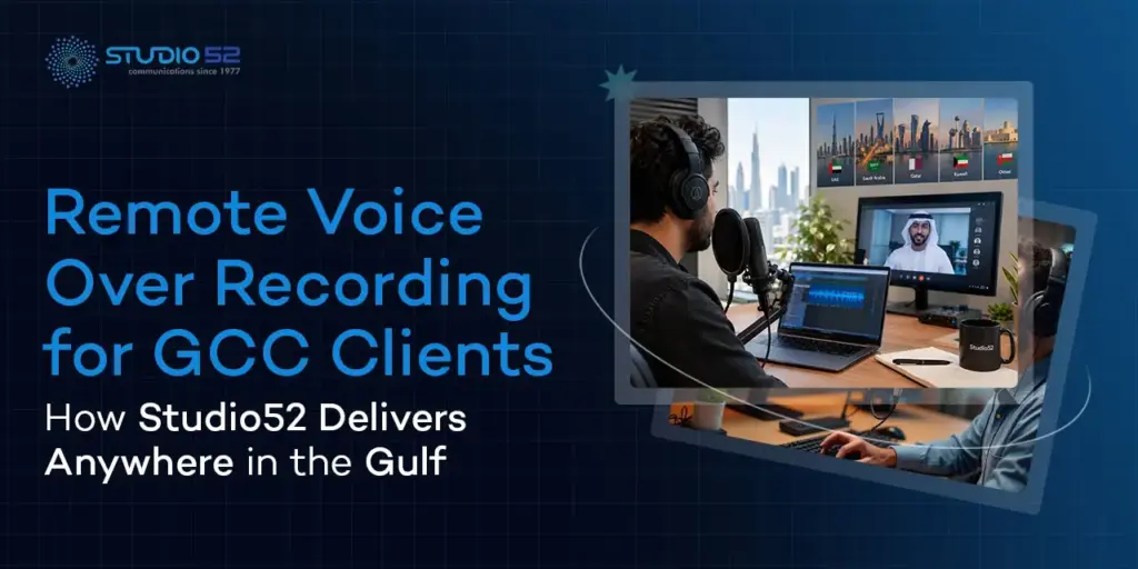 Remote Voice Over Recording for GCC Clients
