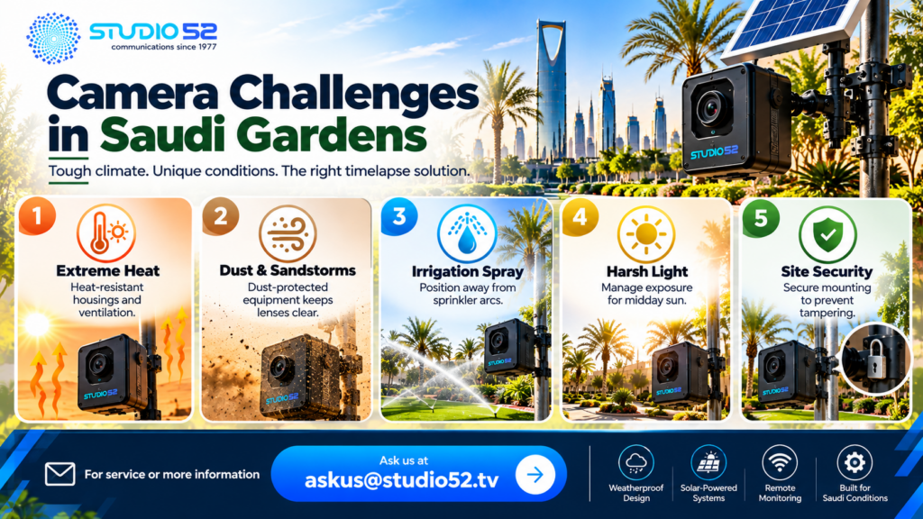 Camera Challenges in Saudi Gardens