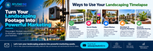 Landscaping Timelapse Marketing Banner