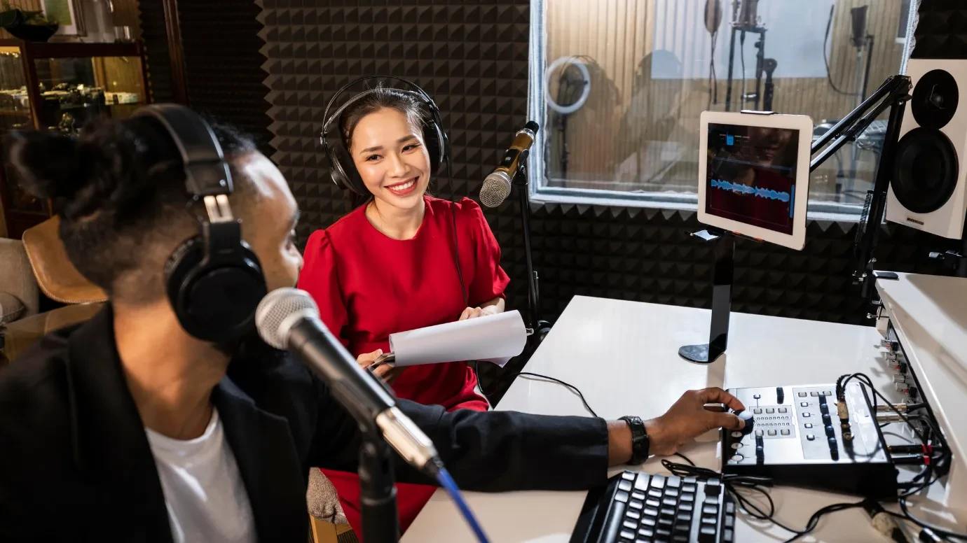 Podcast Production in Sarjaha